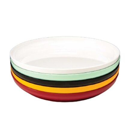 Zicco K-5347 Round Melamine Display Plate, 39x5 Cm, Red