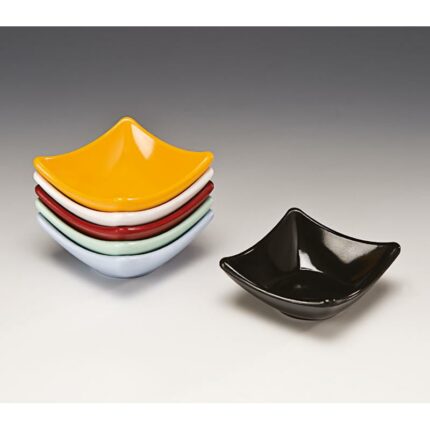 Zicco K-4511 Mini Corner Sauce Bowl, 8.5x8.5x3.5 Cm, Green